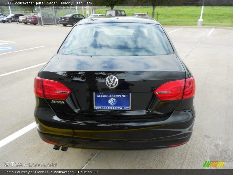 Black / Titan Black 2012 Volkswagen Jetta S Sedan
