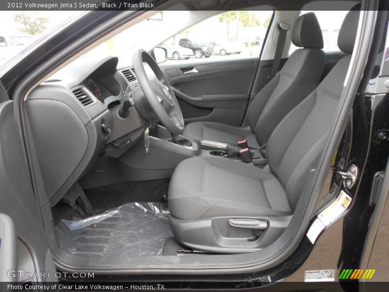 Black / Titan Black 2012 Volkswagen Jetta S Sedan