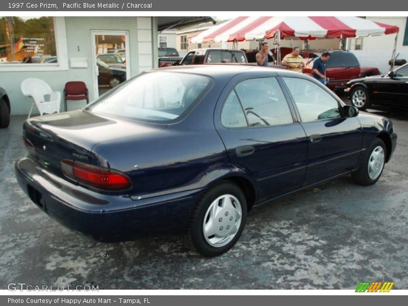 Pacific Blue Metallic / Charcoal 1997 Geo Prizm