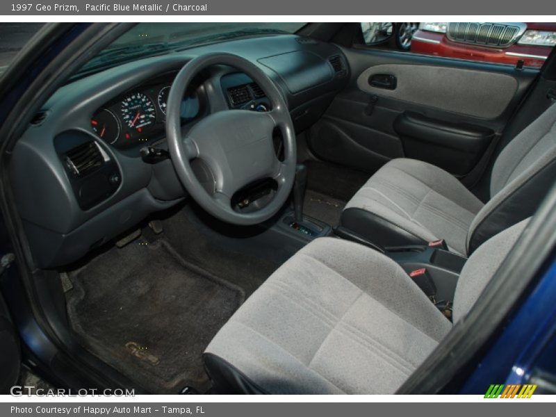 Pacific Blue Metallic / Charcoal 1997 Geo Prizm