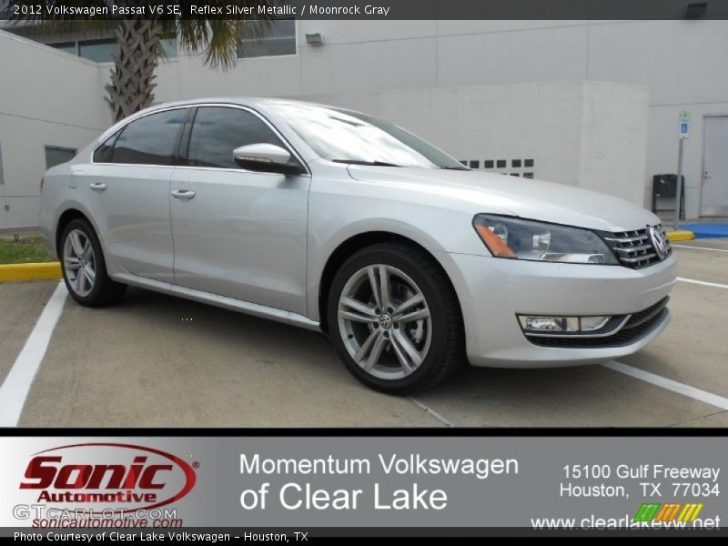 Reflex Silver Metallic / Moonrock Gray 2012 Volkswagen Passat V6 SE
