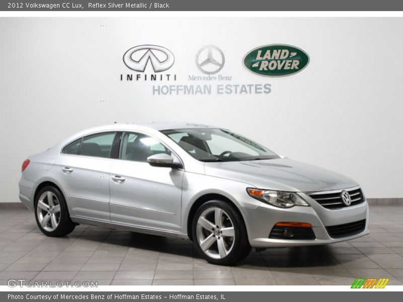 Reflex Silver Metallic / Black 2012 Volkswagen CC Lux