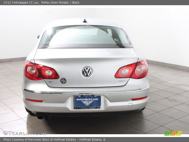 Reflex Silver Metallic / Black 2012 Volkswagen CC Lux