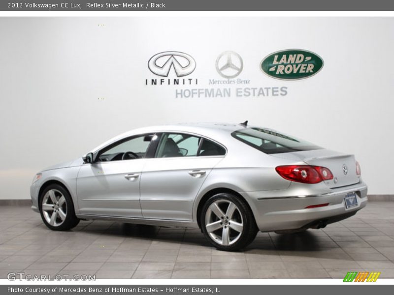 Reflex Silver Metallic / Black 2012 Volkswagen CC Lux