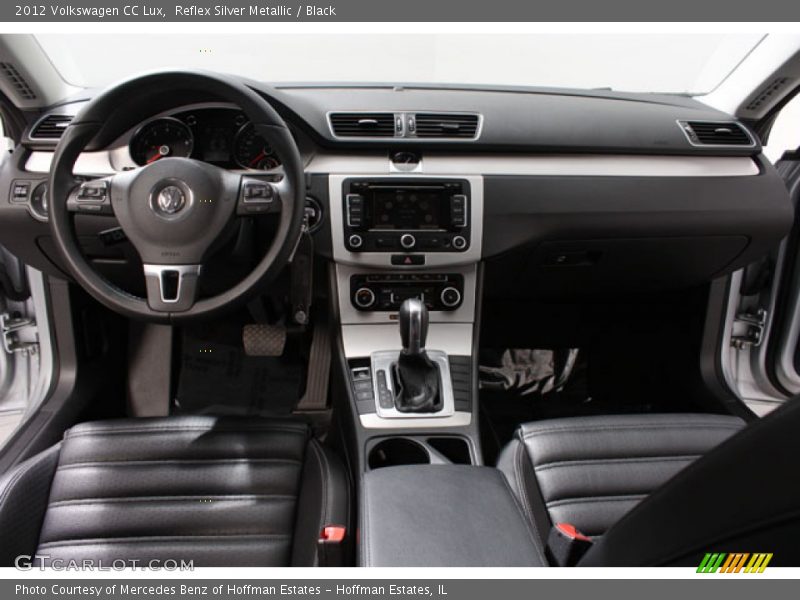 Reflex Silver Metallic / Black 2012 Volkswagen CC Lux