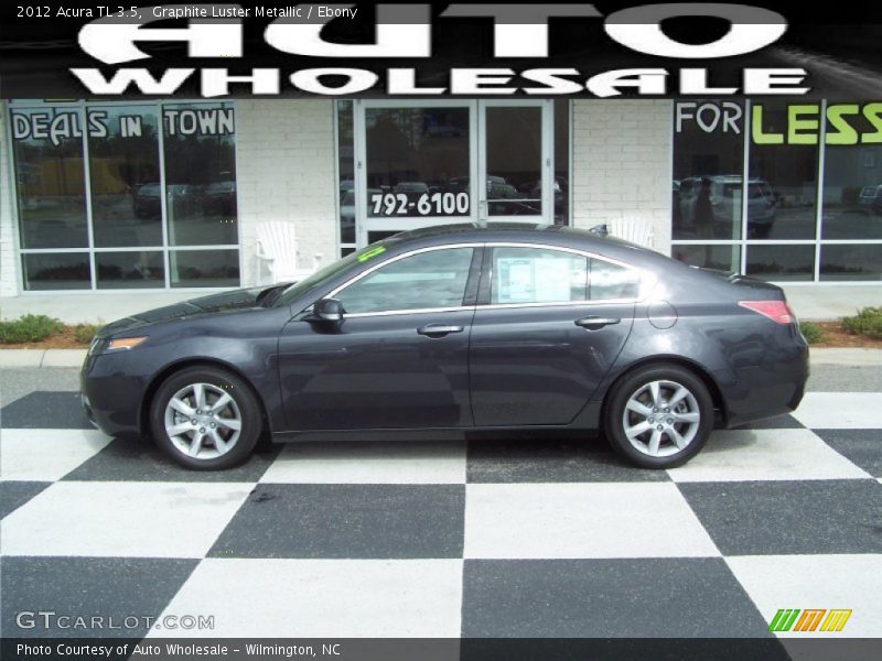 Graphite Luster Metallic / Ebony 2012 Acura TL 3.5