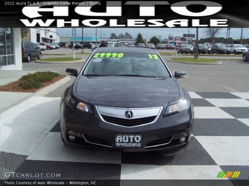 Graphite Luster Metallic / Ebony 2012 Acura TL 3.5