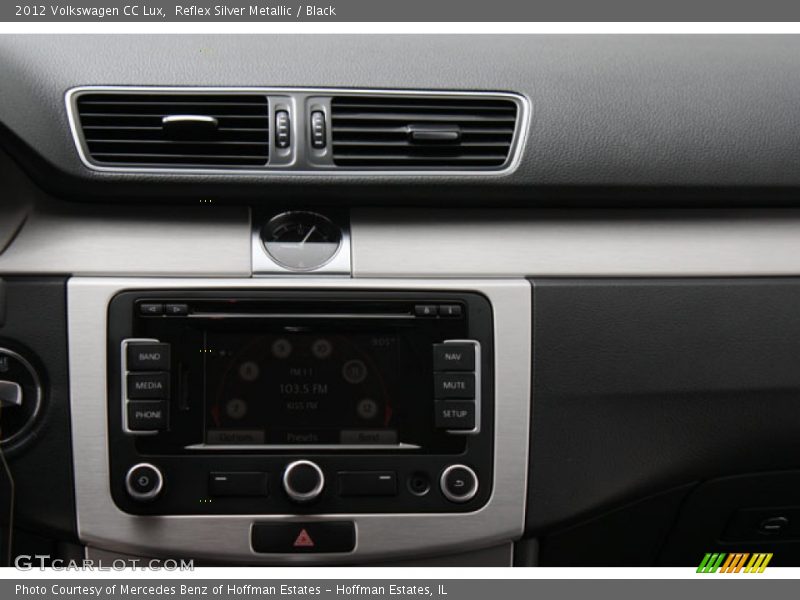 Reflex Silver Metallic / Black 2012 Volkswagen CC Lux