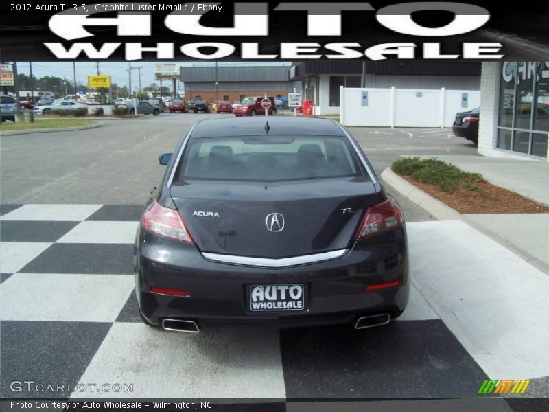 Graphite Luster Metallic / Ebony 2012 Acura TL 3.5