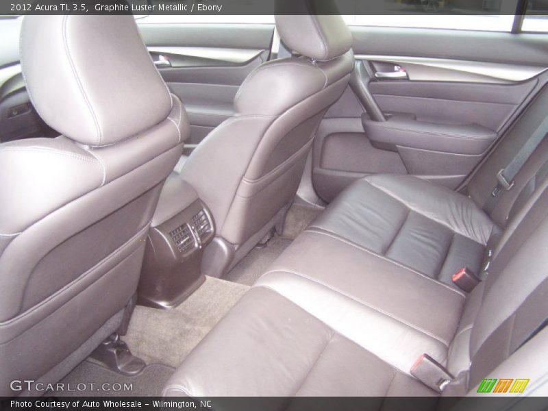 Graphite Luster Metallic / Ebony 2012 Acura TL 3.5