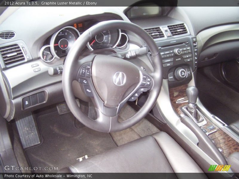 Graphite Luster Metallic / Ebony 2012 Acura TL 3.5