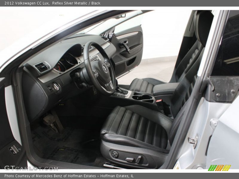 Reflex Silver Metallic / Black 2012 Volkswagen CC Lux