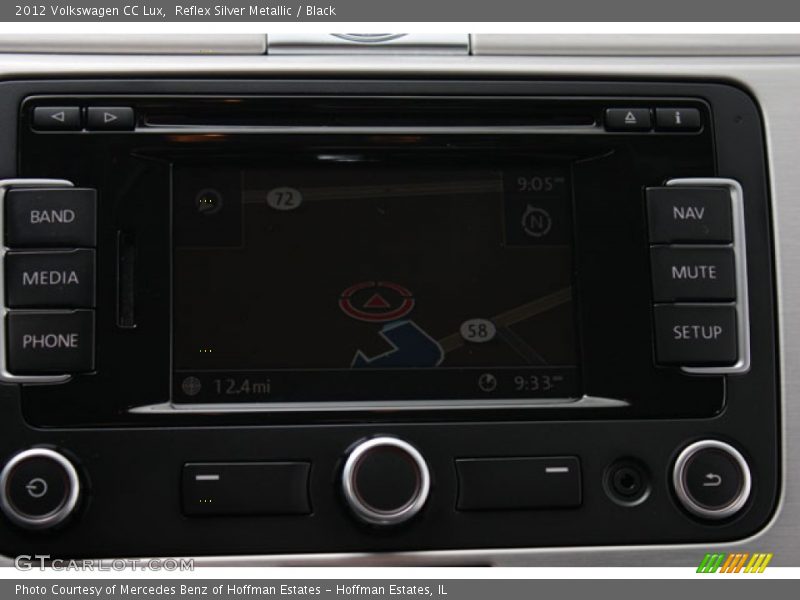 Reflex Silver Metallic / Black 2012 Volkswagen CC Lux