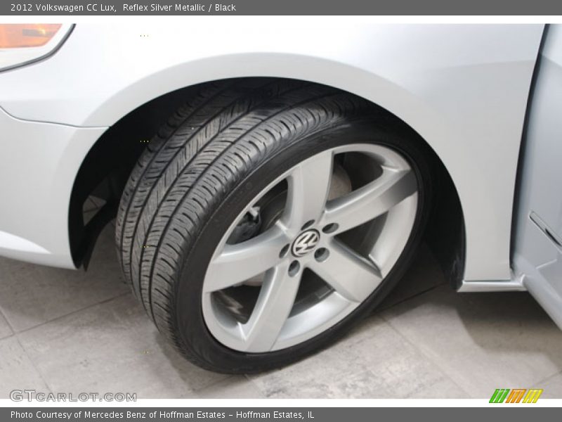 Reflex Silver Metallic / Black 2012 Volkswagen CC Lux