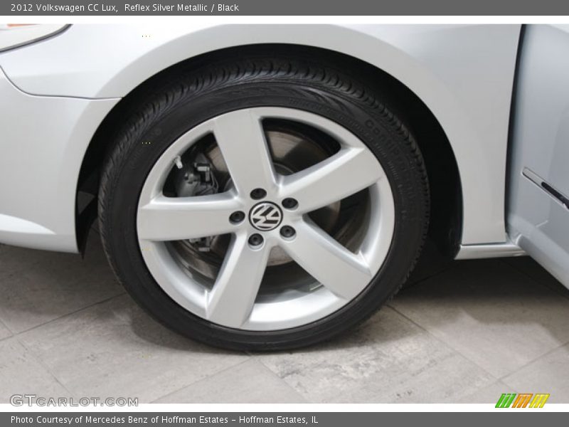 Reflex Silver Metallic / Black 2012 Volkswagen CC Lux