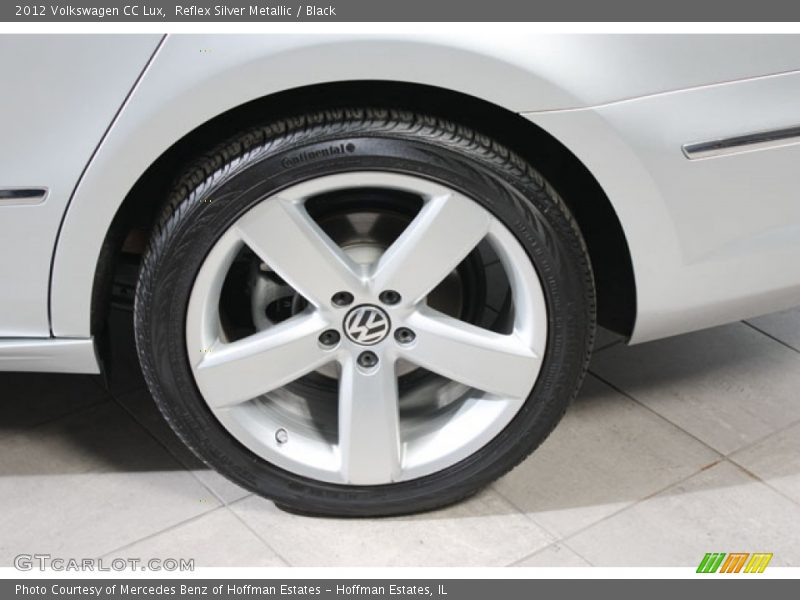 Reflex Silver Metallic / Black 2012 Volkswagen CC Lux