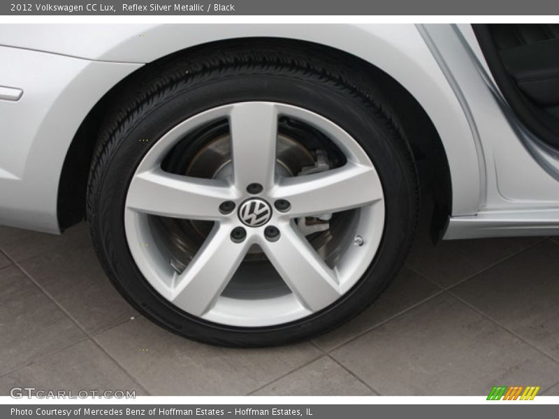 Reflex Silver Metallic / Black 2012 Volkswagen CC Lux