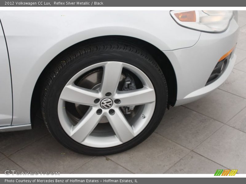 Reflex Silver Metallic / Black 2012 Volkswagen CC Lux