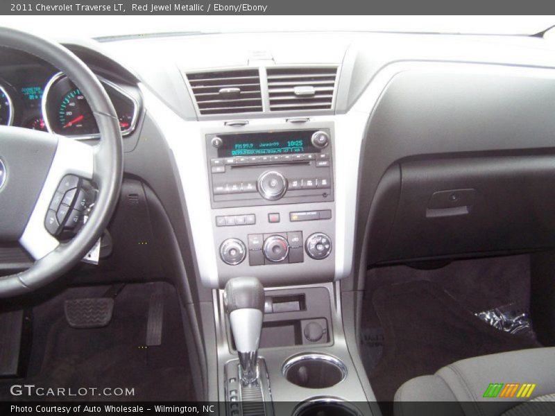 Red Jewel Metallic / Ebony/Ebony 2011 Chevrolet Traverse LT