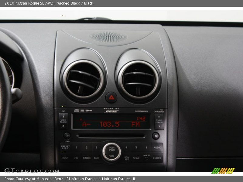 Wicked Black / Black 2010 Nissan Rogue SL AWD