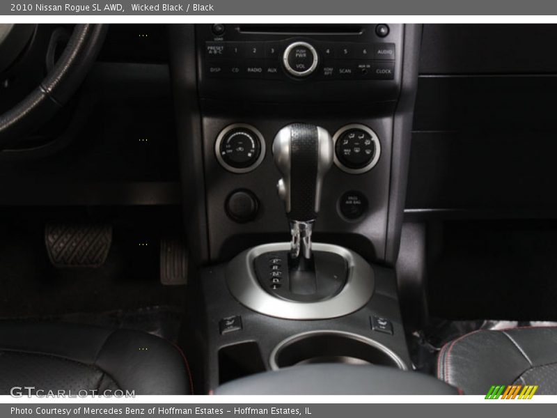 Wicked Black / Black 2010 Nissan Rogue SL AWD