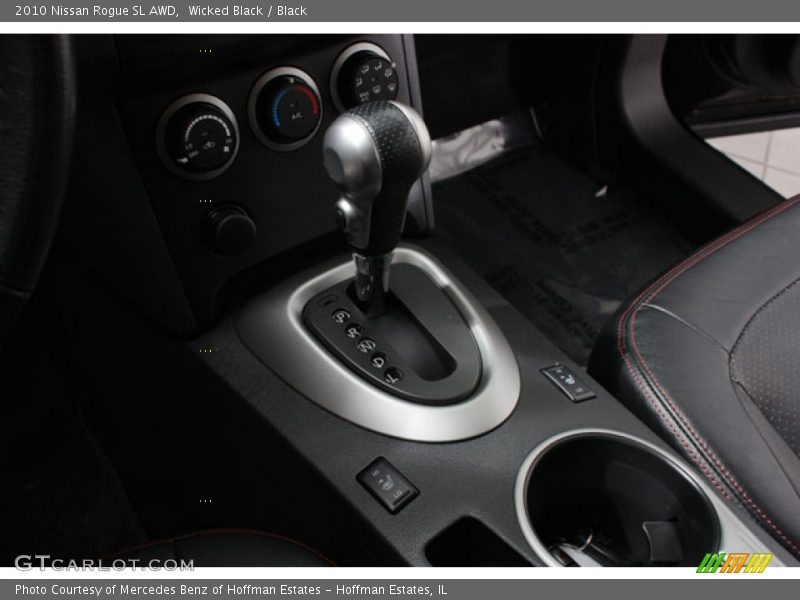 Wicked Black / Black 2010 Nissan Rogue SL AWD