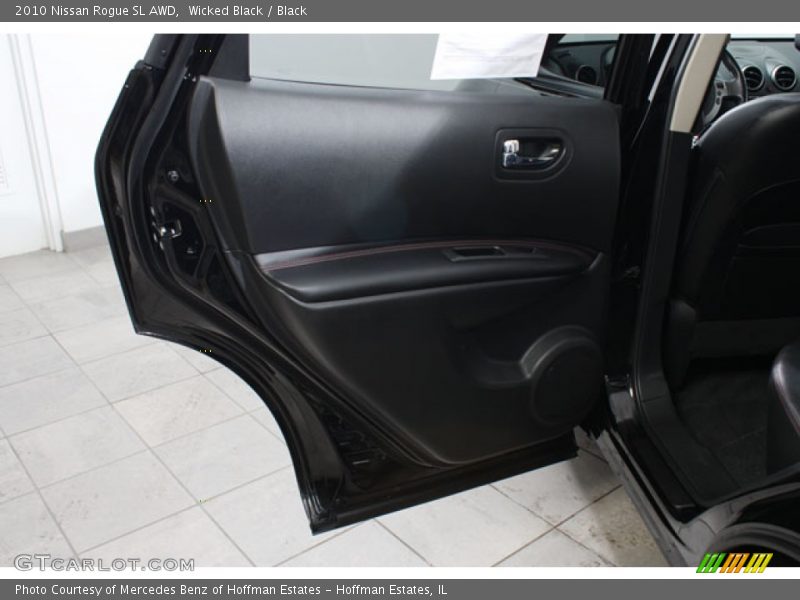 Wicked Black / Black 2010 Nissan Rogue SL AWD