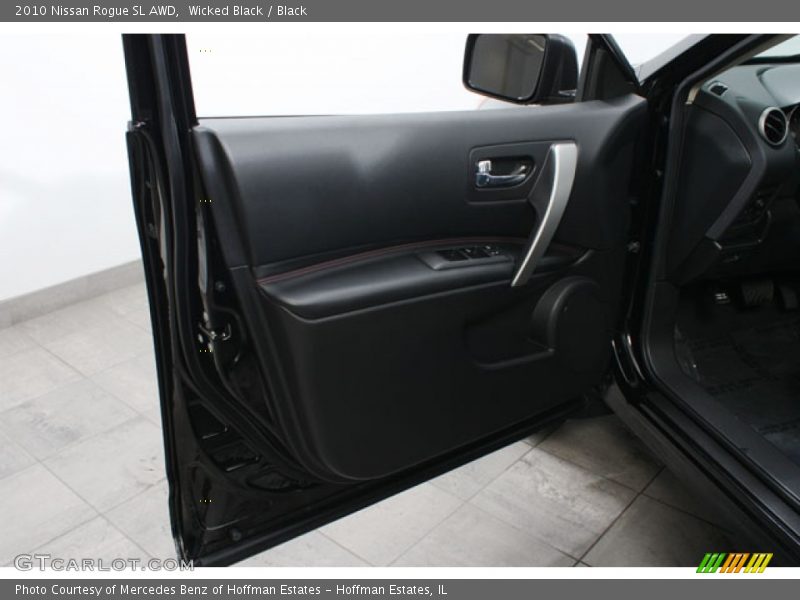 Wicked Black / Black 2010 Nissan Rogue SL AWD