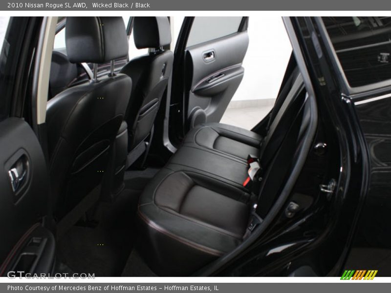 Wicked Black / Black 2010 Nissan Rogue SL AWD