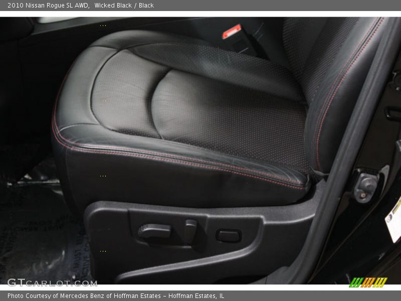Wicked Black / Black 2010 Nissan Rogue SL AWD