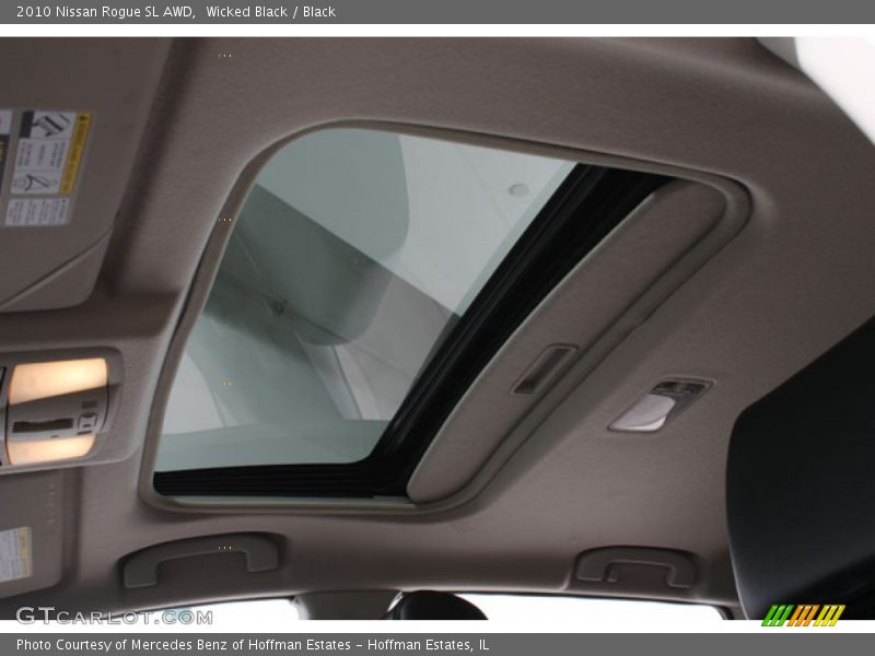 Wicked Black / Black 2010 Nissan Rogue SL AWD