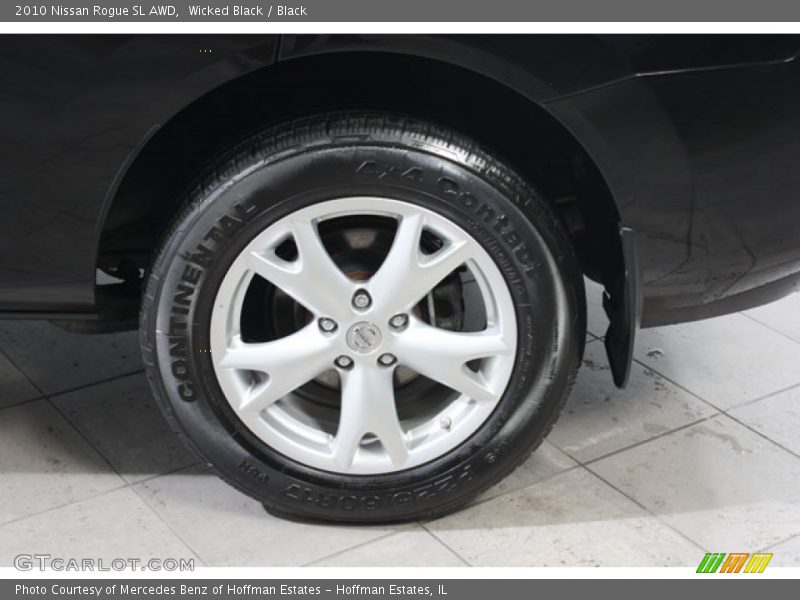 Wicked Black / Black 2010 Nissan Rogue SL AWD