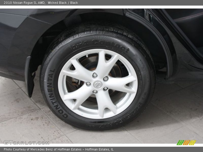 Wicked Black / Black 2010 Nissan Rogue SL AWD