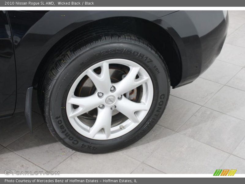Wicked Black / Black 2010 Nissan Rogue SL AWD
