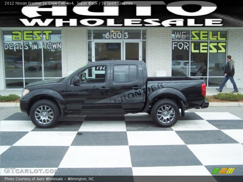 Super Black / SV Sport Graphite 2012 Nissan Frontier SV Crew Cab 4x4