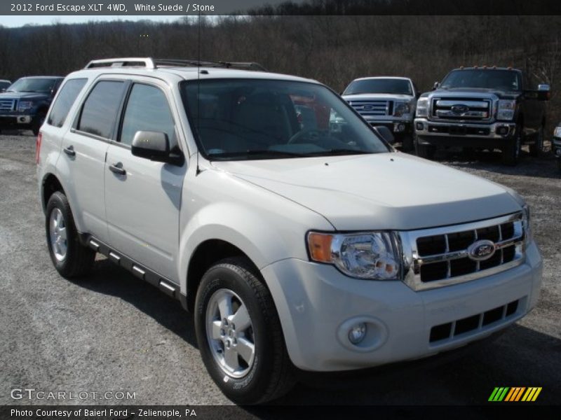 White Suede / Stone 2012 Ford Escape XLT 4WD