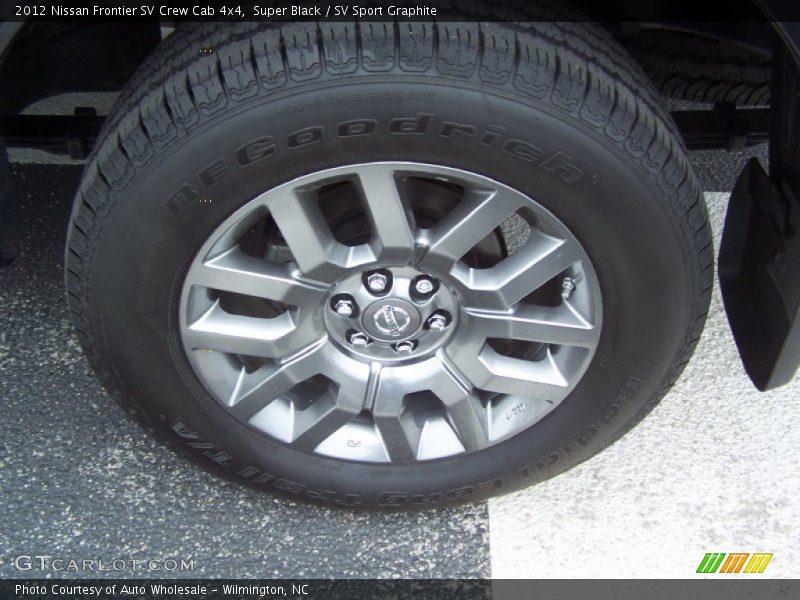 Super Black / SV Sport Graphite 2012 Nissan Frontier SV Crew Cab 4x4