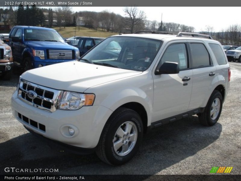 White Suede / Stone 2012 Ford Escape XLT 4WD