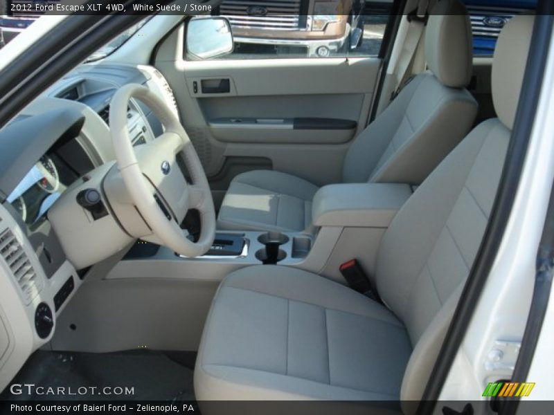 White Suede / Stone 2012 Ford Escape XLT 4WD