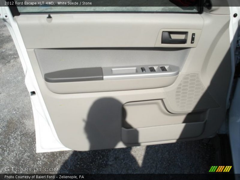 White Suede / Stone 2012 Ford Escape XLT 4WD