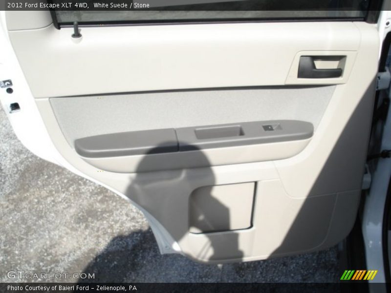 White Suede / Stone 2012 Ford Escape XLT 4WD