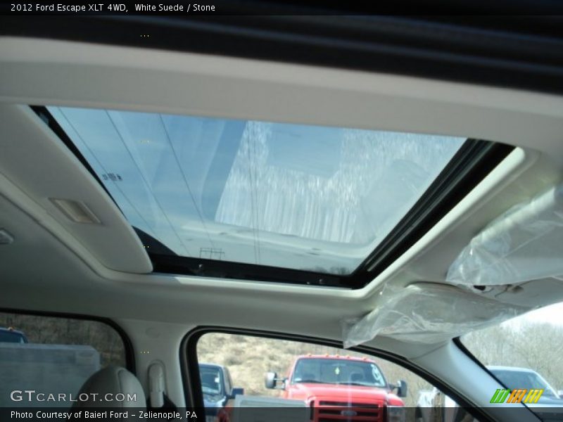 White Suede / Stone 2012 Ford Escape XLT 4WD