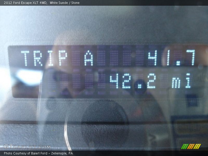 White Suede / Stone 2012 Ford Escape XLT 4WD