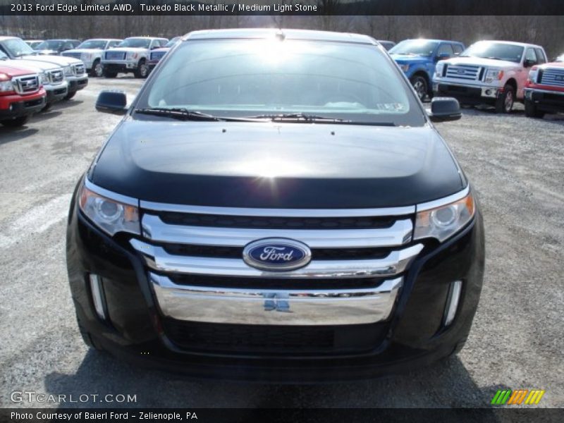 Tuxedo Black Metallic / Medium Light Stone 2013 Ford Edge Limited AWD
