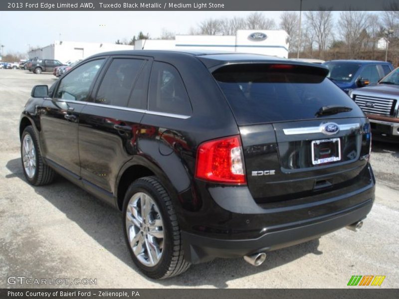 Tuxedo Black Metallic / Medium Light Stone 2013 Ford Edge Limited AWD