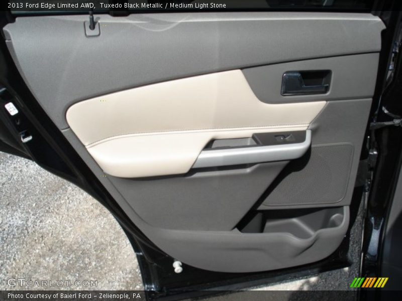 Tuxedo Black Metallic / Medium Light Stone 2013 Ford Edge Limited AWD