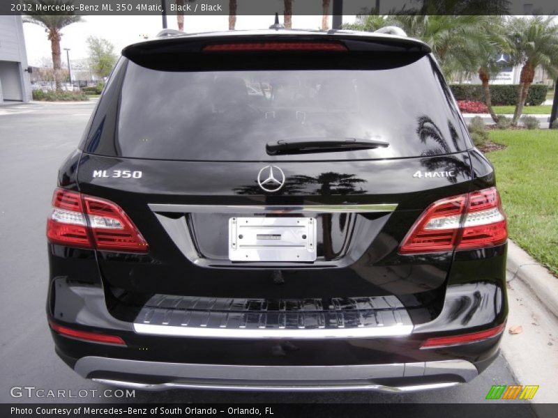 Black / Black 2012 Mercedes-Benz ML 350 4Matic