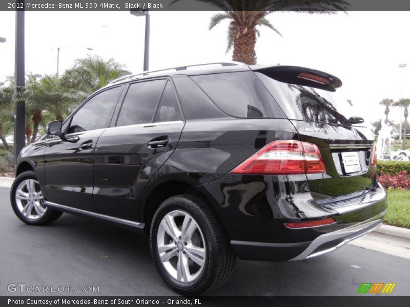 Black / Black 2012 Mercedes-Benz ML 350 4Matic