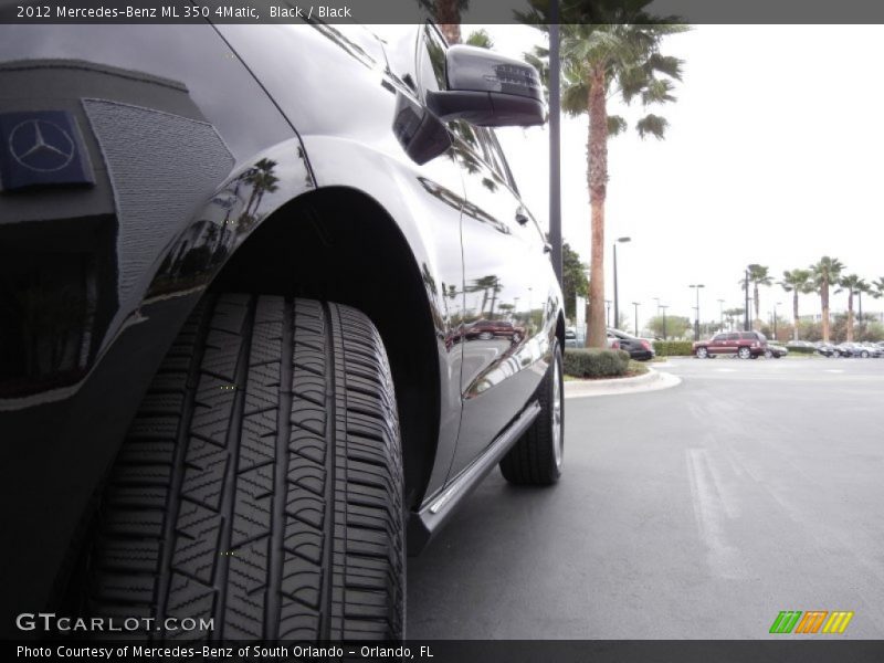 Black / Black 2012 Mercedes-Benz ML 350 4Matic