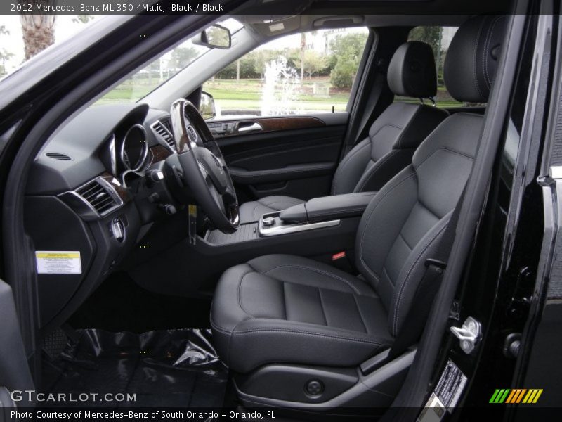 Black / Black 2012 Mercedes-Benz ML 350 4Matic